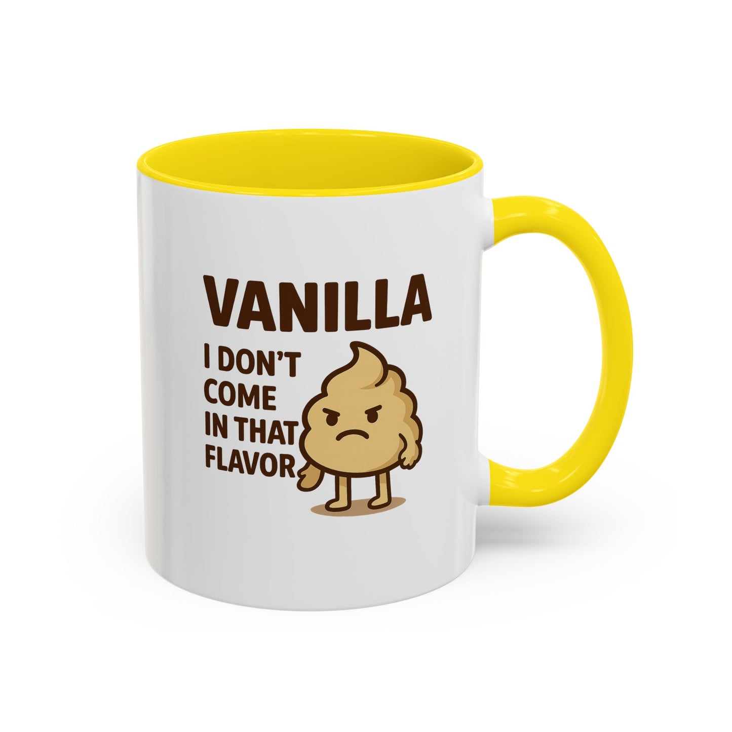 Vanilla Humor Coffee Mug for Fun Lovers, Cute Gift for Friends, Quirky Kitchen Decor, Funny Mug for Coffee, Tea, Birthday Gift