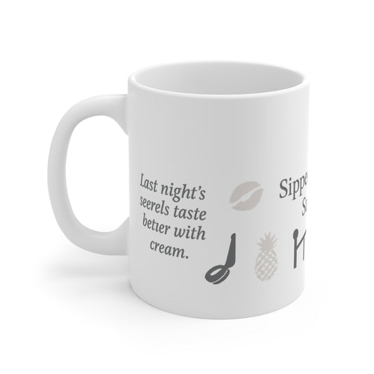 Sip & Reflect morning after mug.